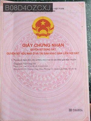 Đất thổ cư 101m2 gần chợ chiều Tân Thạnh Đông - Xã Tân Thạnh Đông  -  Huyện Củ Chi 