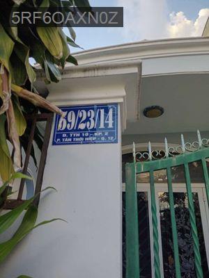 Cần bán nhà gần ngã tư Nguyễn Văn Quá, QL1A - Phường Tân Thới Hiệp  -  Quận 12 