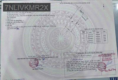 Bán đất 10x29 full thổ cư Bình Mỹ - Củ Chi - Xã Bình Mỹ  -  Huyện Củ Chi 