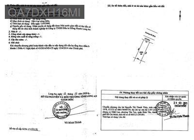 Bán nền Hiep Phuoc Premia 80m2 giá nội bộ 1,75 tỷ - Xã Phước Vĩnh Đông  -  Huyện Cần Giuộc 