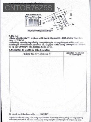 Cần bán gấp lô đất 2 mặt tiền đường TL42 - Phường An Phú Đông  -  Quận 12 