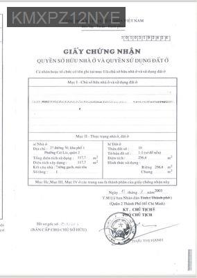 GIÁ UP 04.6.2026 NHÀ RIÊNG LẺ CHO 260M2 FULL THỔ CƯ - Phường Cát Lái  -  Quận 2 