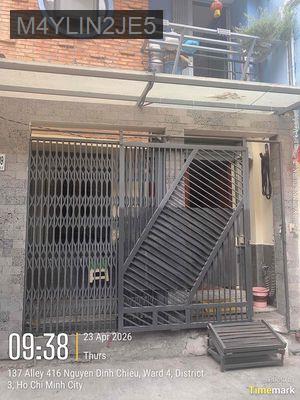 Nhà 61m² tương lai mặt tiền NTH - Phường 4  -  Quận 3 