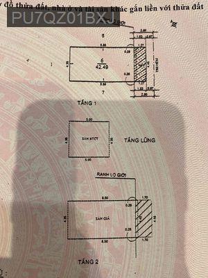 Bán nhà - Phường 1  -  Quận Tân Bình  - 42m² - 5.7tỷ
