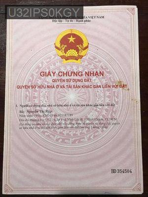 Bán nhà nát  - Xã Vĩnh Lộc B  -  Huyện Bình Chánh 