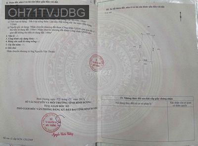 Bán Đất TT Lai Uyên, Bàu Bàng 250m2 TC 150m2 - Thị trấn Lai Uyên  -  Huyện Bàu Bàng 