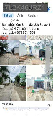 Bán nhà hẻm 8m tình trạng mới có sổ hồng riêng - Phường An Lạc  -  Quận Bình Tân 