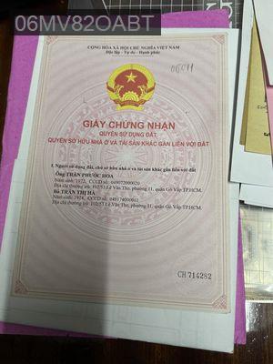 Bán nhà quận Gò Vấp - Phường 8  -  Quận Gò Vấp 