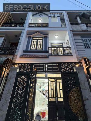 Nhà Bình Tân ( 4,4m x 15m ) 1 trệt 2Lầu, Nhà đẹp - Phường Bình Hưng Hòa B  -  Quận Bình Tân 