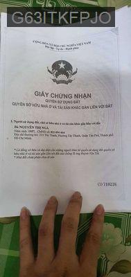 Bán Nhà - Phường Tây Thạnh  -  Quận Tân Phú 