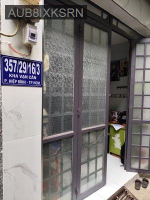 Bán nhà hẻm đường Kha Vạn Cân, P. Hiệp Bình Chánh, Q. Thủ Đức - Phường Hiệp Bình Chánh  -  Quận Thủ Đức 