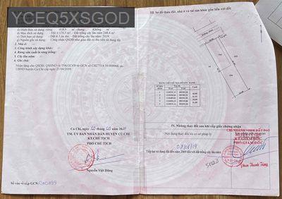 Chính Chủ bán Đất tặng Nhà - Xã Phạm Văn Cội  -  Huyện Củ Chi 