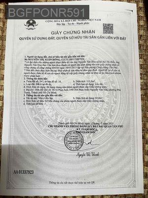 bán nhà mặt tiền nguyễn văn yến , nhà chính chủ HH 2% - Phường Tân Thới Hoà  -  Quận Tân Phú 