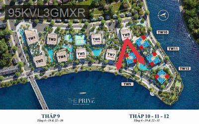 Giỏ hàng tinh tuyển căn 2 PN The PRIVÉ - Phường An Phú  -  Quận 2 