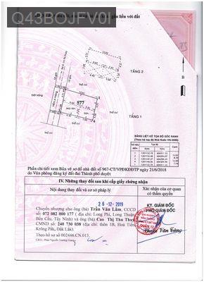 Bán gấp nhà DT 97m2 6PN hm xe hơi 4m Cách QL1a 150m vừa ở vừa cho thuê - Phường An Phú Đông  -  Quận 12 
