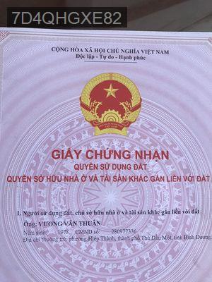 Nhà cấp 4 diện tích 58m2, 2 PN, 1 PK, 1 nhà vệ sinh, 1 bếp, 1 sân phơi - Phường Hiệp Thành  -  Thành phố Thủ Dầu Một  Nhà cấp 4 diện tích 58m2, 2 PN, 1 PK, 1 nhà vệ sinh, 1 bếp, 1 sân phơi - Phường Hiệp Thành  -  Thành phố Thủ Dầu Một