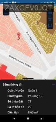 Bán nhà - Phường 10  -  Quận 3  - 10m² - 1.5tỷ