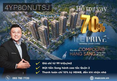 🔥 Cực Hot! The Privé Thủ Thiêm – Căn 2PN 71m² Giá *** Khu Vực! - Phường An Phú  -  Quận 2 