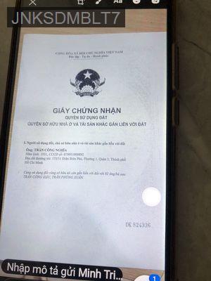 Bán nhà hẽm - Phường 1  -  Quận 3  Bán nhà hẽm - Phường 1  -  Quận 3