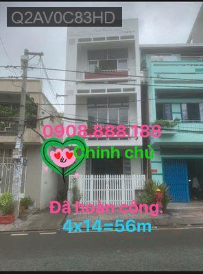 Nhà mặt tiền, 56m2, 4 phòng ngủ quận 8 - Phường 11  -  Quận 8 
