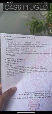 đất thích hợp xây chung cư - Phường Vĩnh Phú  -  Thị xã Thuận An 