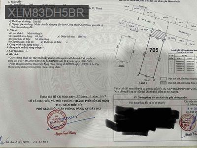 Bán nhà - Phường Tân Chánh Hiệp  -  Quận 12  - 70m² - 4.75tỷ