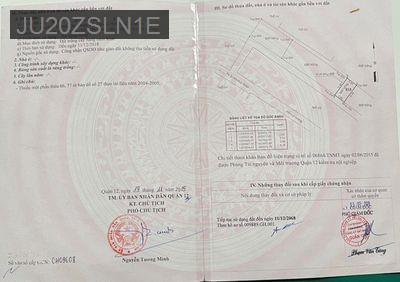 Đất nền giá rẽ gần Ngã tư ga - Q12 (1,85 tỷ) - Phường Thạnh Lộc  -  Quận 12 