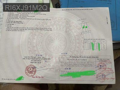 Bán đất hẻm xe tải An Dương Vương- Chung Cư Lê Thành Binh Tan - Phường An Lạc  -  Quận Bình Tân 