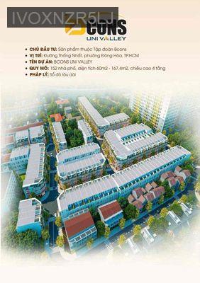 Bcons Uni Valley khu dân cư đầy đủ tiện ích - Phường Đông Hòa  -  Thị xã Dĩ An 