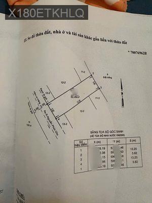 Bán Nhà nát Đất vuông vức 50.5m2 đường trước nhà 4m hết lộ giới - Phường 15  -  Quận Tân Bình 