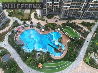 CẦN BÁN CĂN GÓC GH1  2PN+  VIEW HỒ BƠI, ĐỐI DIỆN MEGA MALL CHỈ 4TY2 - Phường Long Bình  -  Quận 9 