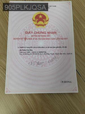 Cần bán miếng đất trồng cây lâu năm đường sông lu - Xã Hòa Phú  -  Huyện Củ Chi 