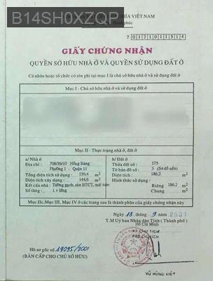 Định cư_bán Rẻ TS nhà 186m2x125tr kế cầu CâyGõ Q11-Q6 Phù hợp CHDV 3MT - Phường 1  -  Quận 11  Định cư_bán Rẻ TS nhà 186m2x125tr kế cầu CâyGõ Q11-Q6 Phù hợp CHDV 3MT - Phường 1  -  Quận 11