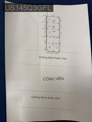 Chính chủ bán lô đất mặt tiền Công Viên Kênh Nước Đen 6x12, Q.Bình Tân - Phường Bình Hưng Hòa A  -  Quận Bình Tân 