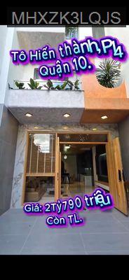 Cần Bán nhà gấp Đường 8m Tô Hiến Thành, Phường 14 , Quận 10 - Phường 14  -  Quận 10 