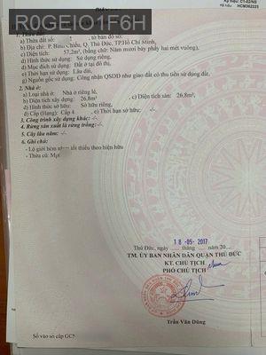 Lô đất phù hợp làm nhà ở/đầu tư tại Ngô Chí Quốc, Bình Chiểu, Thủ Đức - Phường Bình Chiểu  -  Quận Thủ Đức 