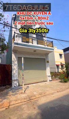 BÁN NHÀ ĐẸP GIÁ RẺ KHU DÂN CƯ XUYÊN Á - Xã Mỹ Hạnh Nam  -  Huyện Đức Hòa 