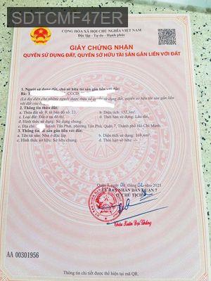 Cần bán nhà mặt tiền huỳnh tấn phát Q7 - Phường Phú Mỹ  -  Quận 7 