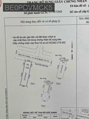 Nhà Bán Hẻm 10m. 154 Nguyễn Văn Tạo Ngay Đường Dẫn Cao Tốc. Nhà Bè - Xã Long Thới  -  Huyện Nhà Bè  Nhà Bán Hẻm 10m. 154 Nguyễn Văn Tạo Ngay Đường Dẫn Cao Tốc. Nhà Bè - Xã Long Thới  -  Huyện Nhà Bè