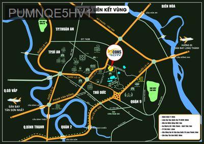 Căn hộ 2PN2WC tháp Green Diamond, Bcons city, Phường Đông Hòa, TP.HCM - Phường Đông Hòa  -  Thị xã Dĩ An 