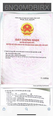 cần bán gấp bđs dòng tiền mặt tiền chợ đang cho thuê giá 80tr tháng - Xã Vĩnh Lộc A  -  Huyện Bình Chánh 