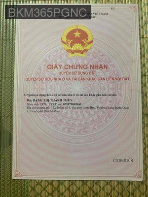 chính chủ cần bán đất đường Bưng Ông Thoàn quận 9 cũ - Phường Phú Hữu  -  Quận 9 
