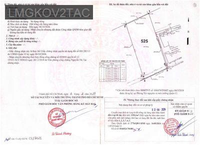 Đất thổ cư chính chủ 1359m2 đường TX52, Thạnh Xuân, Q12,TP.HCM - Phường Thạnh Xuân  -  Quận 12 