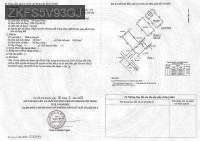 Bán Nhà Hẻm Q1-9ty2 - Phường Nguyễn Cư Trinh  -  Quận 1 