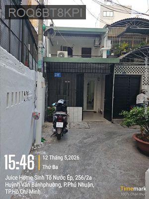 Nhà 50M2 hẻm thẳng một sẹc cách đường HVB 20M vuông nở hậu có sân r.4M - Phường 11  -  Quận Phú Nhuận 