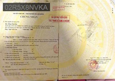 Cần bán gấp nhà hẻm 1set HTp 3ty450 - TT. Nhà Bè  -  Huyện Nhà Bè 