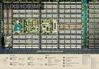 Bán nhanh nền 90m² Dragon Eden 1.18 tỷ – sổ hồng riênh, xây tự do - Xã Lương Hòa  -  Huyện Bến Lức 