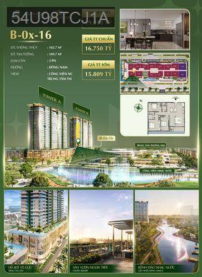 Căn hộ hạng sang Lumiere Quận 2 góc 3PN hướng ĐN View TTTM có sân vườn - Phường An Phú  -  Quận 2 