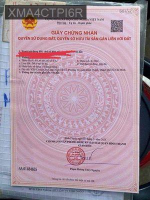 bán nhà căn góc hẻm xe hơi phường 22 quận bình thạnh , hồ chí mình - Phường 22  -  Quận Bình Thạnh 