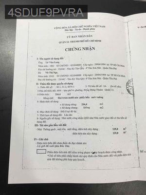 Bán nhà cấp 4 hẻm xe tải khu dân trí cao, gần chợ. - Phường Đông Hưng Thuận  -  Quận 12 